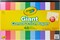 Crayola Giant Construction Paper Pad 18"X12"-48 Sheets W/Stencil
